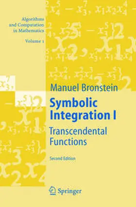 Bronstein |  Symbolic Integration I | Buch |  Sack Fachmedien