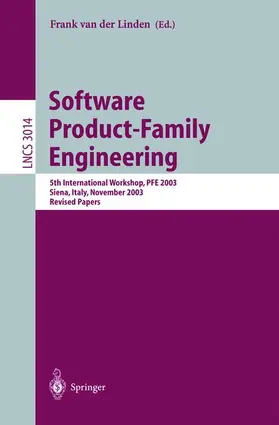 Linden | Software Product-Family Engineering | Buch | 978-3-540-21941-5 | sack.de