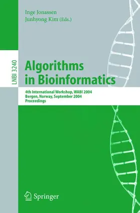 Jonassen / Kim |  Algorithms in Bioinformatics | Buch |  Sack Fachmedien