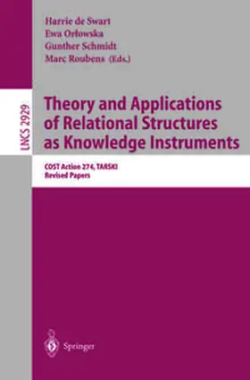 Swart / Orlowska / Schmidt |  Theory and Applications of Relational Structures as Knowledge Instruments | eBook | Sack Fachmedien