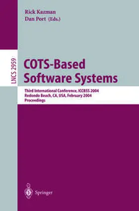 Kazman / Port | COTS-Based Software Systems | E-Book | www2.sack.de