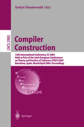 Duesterwald | Compiler Construction | E-Book | sack.de