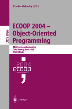 Odersky |  ECOOP 2004 - Object-Oriented Programming | eBook | Sack Fachmedien