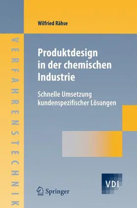 Rähse |  Produktdesign in der chemischen Industrie | Buch |  Sack Fachmedien