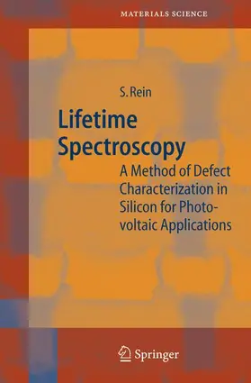 Rein |  Lifetime Spectroscopy | Buch |  Sack Fachmedien