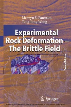 Paterson / Wong |  Experimental Rock Deformation - The Brittle Field | eBook | Sack Fachmedien