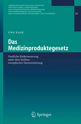 Kage | Das Medizinproduktegesetz | E-Book | sack.de
