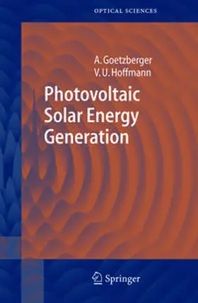 Goetzberger / Hoffmann | Photovoltaic Solar Energy Generation | E-Book | sack.de