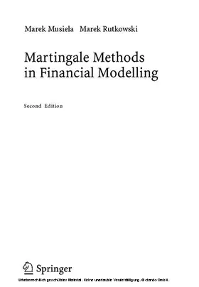 Musiela / Rutkowski |  Martingale Methods in Financial Modelling | eBook | Sack Fachmedien