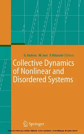 Radons / Just / Häussler |  Collective Dynamics of Nonlinear and Disordered Systems | eBook | Sack Fachmedien