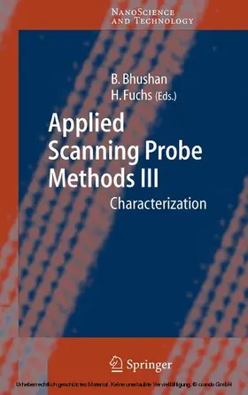 Bhushan / Fuchs | Applied Scanning Probe Methods III | E-Book | sack.de