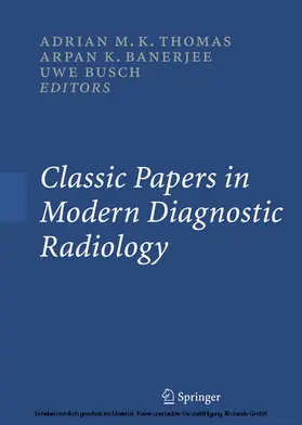 Thomas / Banerjee / Busch |  Classic Papers in Modern Diagnostic Radiology | eBook | Sack Fachmedien