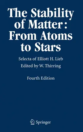 Thirring / Lieb | The Stability of Matter: From Atoms to Stars | E-Book | sack.de