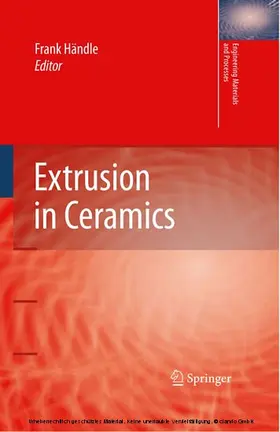 Händle / Händle. | Extrusion in Ceramics | E-Book | sack.de