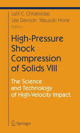 Chhabildas / Davison / Horie |  High-Pressure Shock Compression of Solids VIII | eBook | Sack Fachmedien