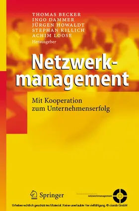 Becker / Dammer / Howaldt |  Netzwerkmanagement | eBook | Sack Fachmedien