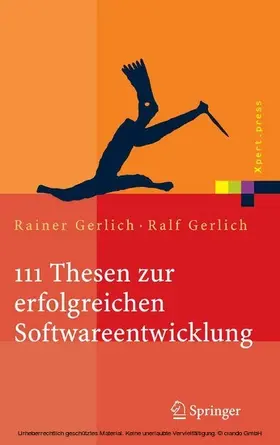 Gerlich |  111 Thesen zur erfolgreichen Softwareentwicklung | eBook | Sack Fachmedien