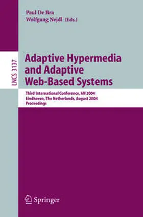 Nejdl / De Bra | Adaptive Hypermedia and Adaptive Web-Based Systems | E-Book | www2.sack.de