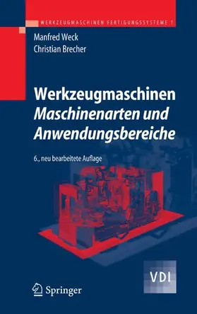 Weck |  Werkzeugmaschinen 1 | eBook | Sack Fachmedien