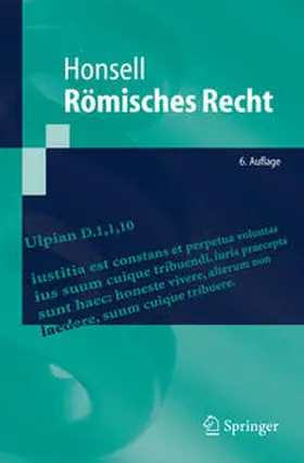 Honsell |  Römisches Recht | eBook | Sack Fachmedien