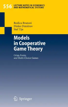 Branzei / Dimitrov / Tijs |  Models in Cooperative Game Theory | eBook | Sack Fachmedien