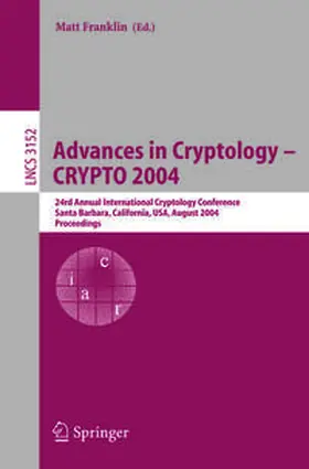 Franklin | Advances in Cryptology - CRYPTO 2004 | E-Book | sack.de