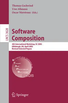 Gschwind / Assmann / Nierstrasz |  Software Composition | eBook | Sack Fachmedien