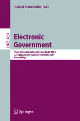 Traunmüller | Electronic Government | E-Book | sack.de