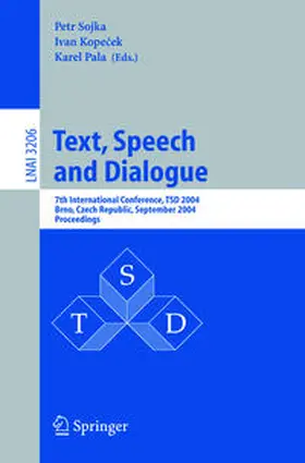 Sojka / Kopecek / Pala |  Text, Speech and Dialogue | eBook | Sack Fachmedien