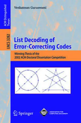 Guruswami | List Decoding of Error-Correcting Codes | E-Book | www2.sack.de
