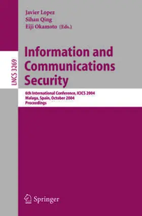 López / Okamoto | Information and Communications Security | E-Book | sack.de