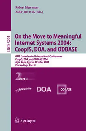Tari | On the Move to Meaningful Internet Systems 2004: CoopIS, DOA, and ODBASE | E-Book | sack.de