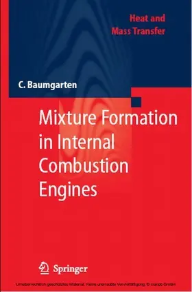 Baumgarten |  Mixture Formation in Internal Combustion Engines | eBook | Sack Fachmedien
