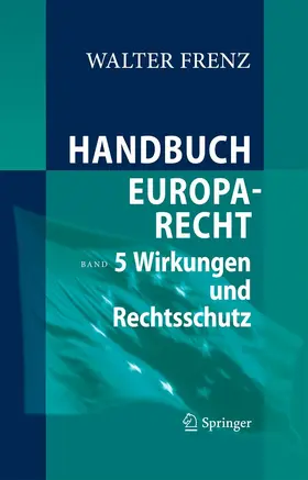 Frenz |  Handbuch Europarecht | eBook | Sack Fachmedien