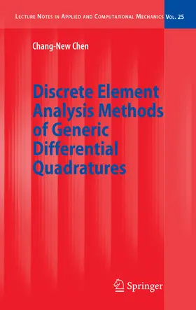 Chen |  Discrete Element Analysis Methods of Generic Differential Quadratures | eBook | Sack Fachmedien
