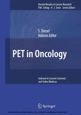 Dresel / Kleihues / Stiefel |  PET in Oncology | eBook | Sack Fachmedien