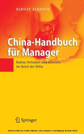 Zinzius |  China-Handbuch für Manager | eBook | Sack Fachmedien