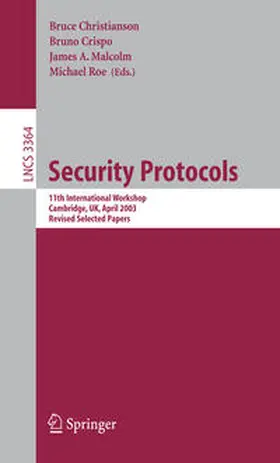 Christianson / Crispo / Malcolm | Security Protocols | E-Book | sack.de