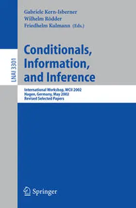 Kern-Isberner / Rödder / Kulmann |  Conditionals, Information, and Inference | eBook | Sack Fachmedien
