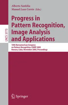 Lazo / Sanfeliu |  Progress in Pattern Recognition, Image Analysis and Applications | eBook | Sack Fachmedien