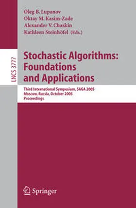 Lupanov / Kasim-Zade / Chaskin | Stochastic Algorithms: Foundations and Applications | E-Book | sack.de