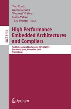 Conte / Navarro / Hwu |  High Performance Embedded Architectures and Compilers | eBook | Sack Fachmedien
