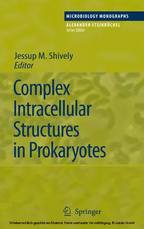 Shively |  Complex Intracellular Structures in Prokaryotes | eBook | Sack Fachmedien