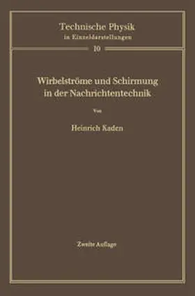 Kaden | Wirbelströme und Schirmung in der Nachrichtentechnik | E-Book | sack.de