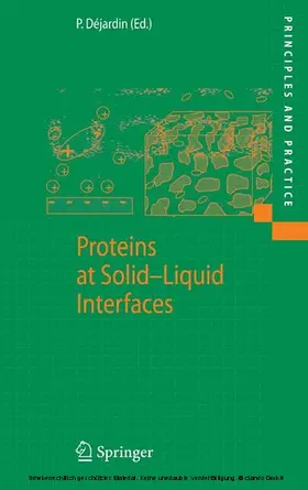 Déjardin |  Proteins at Solid-Liquid Interfaces | eBook | Sack Fachmedien