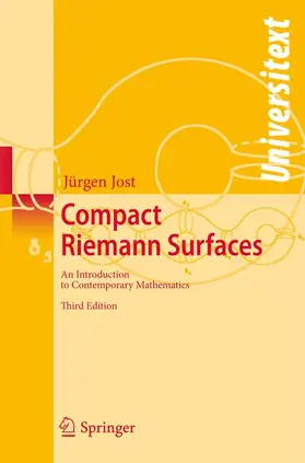Jost |  Compact Riemann Surfaces | Buch |  Sack Fachmedien