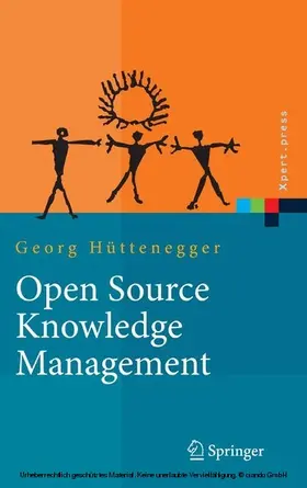 Hüttenegger | Open Source Knowledge Management | E-Book | sack.de