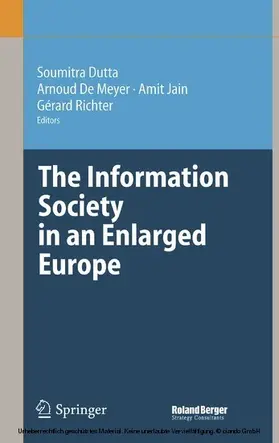 Dutta / De Meyer / Jain | The Information Society in an Enlarged Europe | E-Book | sack.de