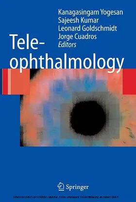 Yogesan / Kumar / Goldschmidt |  Teleophthalmology | eBook | Sack Fachmedien