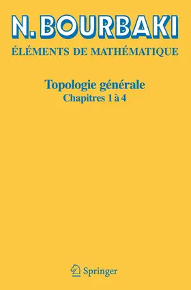 Bourbaki |  Topologie générale | Buch |  Sack Fachmedien